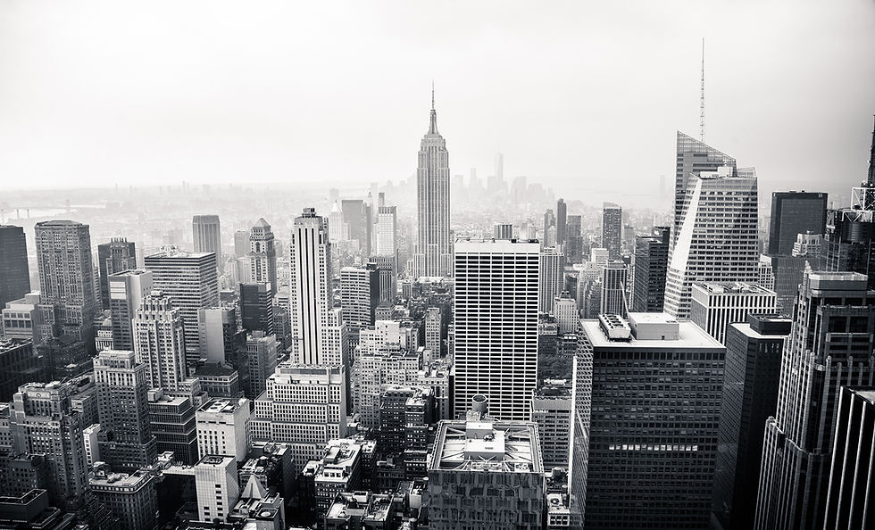 NYC Skyline BW